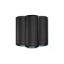 NETGEAR Orbi 970 Series Quad-Band WiFi 7, 3-Pack Quad-band (2.4 GHz / 5 GHz-1 / 5 GHz-2 / 6 GHz) Wi-Fi 6 (802.11ax) nero interno