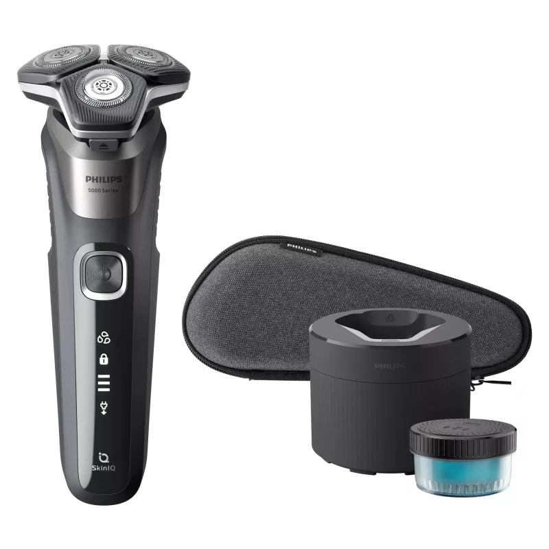 Rasoio elettrico Philips SHAVER Series 5000 S5887/50 rasatura bagnata e asciutta con lame SteelPrecision