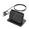 j5create JUR261 supporto USB™ Smart Card / CAC Reader, USB Type-A/USB Type-C, nero, 95 g