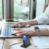 j5create JUR261 supporto USB™ Smart Card / CAC Reader, USB Type-A/USB Type-C, nero, 95 g