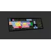 Tastiera Logickeyboard Avid Media Composer ASTRA 2 con retroilluminazione PC tedesco (LKB-MCOM4-A2PC-DE)