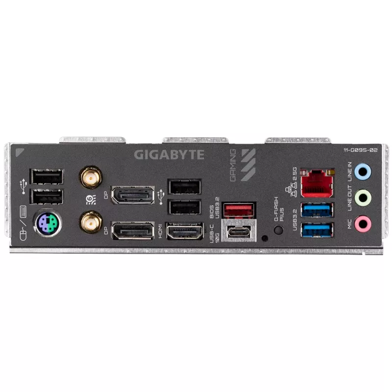 Scheda madre GIGABYTE B650M GAMING X AX — AMD B650, socket AM5, Micro ATX, DDR5, 4 DIMM, 2x M.2, Wi‑Fi 6E, 2.5GbE