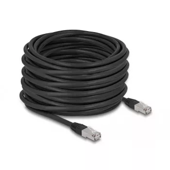 Cavo di rete DeLOCK RJ45 Cat.6A 20 m nero