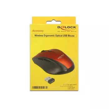 Mouse DeLOCK 12493 RF Wireless ottico 1600 DPI