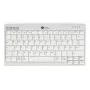 BakkerElkhuizen UltraBoard 950 V2 Wireless DE Qwertz, Tenkeyless (80 - 87%), con filo e senza fili, USB + Bluetooth, interruttori a forbice, QWERTZ, grigio scuro, grigio chiaro