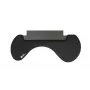 BakkerElkhuizen ErgoSlider+ poggiaavambracci asimmetrico, nero, grigio scuro, giallo, truciolare, plastica, poliuretano (PU), acciaio, fissaggio a morsa, Taiwan, 310 mm, 665 mm