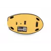 BakkerElkhuizen Handshake Mouse Left, per mancini, design verticale, ottico, RF Wireless + Bluetooth + USB Type-C, 6400 DPI, nero, grigio
