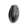 BakkerElkhuizen Handshake Mouse destro, per destrimani, design verticale, ottico, RF Wireless + Bluetooth + USB Type-C, 6400 DPI, nero, grigio