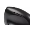 BakkerElkhuizen Handshake Mouse destro, per destrimani, design verticale, ottico, RF Wireless + Bluetooth + USB Type-C, 6400 DPI, nero, grigio