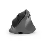 BakkerElkhuizen PRF Pro Mouse destro, per destrimani, design verticale, ottico, RF Wireless + Bluetooth + USB Type-C, 2400 DPI, nero, grigio