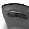 BakkerElkhuizen PRF Pro Mouse sinistro, per mancini, design verticale, ottico, RF Wireless + Bluetooth + USB Type-C, 2400 DPI, nero, grigio