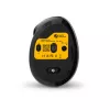 BakkerElkhuizen MidWay Mouse sinistro, per mancini, design verticale, ottico, RF Wireless + Bluetooth + USB Type-C, 2400 DPI, grigio, nero