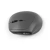 BakkerElkhuizen MidWay Mouse destro, per destrimani, design verticale, ottico, RF Wireless + Bluetooth + USB Type-C, 2400 DPI, grigio, nero