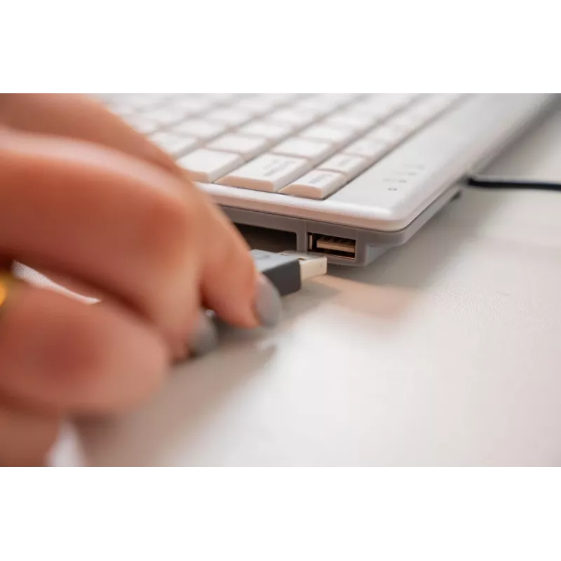 BakkerElkhuizen UltraBoard 955 V2 Numeric, USB, 22, laptop/PC, 1,5 m, grigio scuro, grigio chiaro