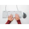 BakkerElkhuizen UltraBoard 955 V2 Numeric, USB, 22, laptop/PC, 1,5 m, grigio scuro, grigio chiaro