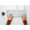 BakkerElkhuizen UltraBoard 955 V2 Numeric, USB, 22, laptop/PC, 1,5 m, grigio scuro, grigio chiaro