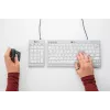 BakkerElkhuizen UltraBoard 955 V2 Numeric, USB, 22, laptop/PC, 1,5 m, grigio scuro, grigio chiaro