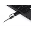 BakkerElkhuizen UltraBoard 955 V2 Numeric, USB, 22, laptop/PC, 1,5 m, grigio scuro, grigio chiaro