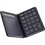 InLine 55379G Tastierino numerico Bluetooth con touchpad e display, pieghevole, nero