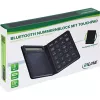InLine 55379G Tastierino numerico Bluetooth con touchpad e display, pieghevole, nero
