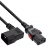 InLine 16933A Cavo di alimentazione nero 3 m IEC C13 IEC C14