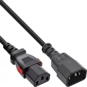 InLine 16934L Cavo di alimentazione nero 0,5 m IEC C13 IEC C14