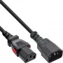 InLine 16934L Cavo di alimentazione nero 0,5 m IEC C13 IEC C14