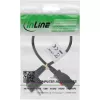 InLine 16954L Cavo di alimentazione nero 0,5 m IEC C13 CEE7/7