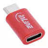 Adattatore di cambio sesso InLine 31650 – USB-C a USB-C, rosso, 0,003 kg