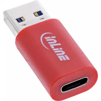 InLine 31652 Adattatore cavo USB-A USB-C rosso