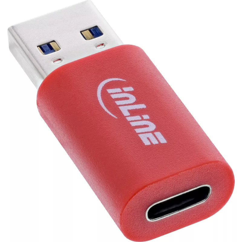 InLine 31652 Adattatore cavo USB-A USB-C rosso
