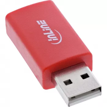 Adattatore di cambio sesso InLine 31653 USB-A a USB-A, USB 2.0, rosso