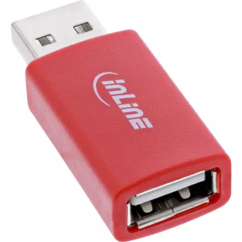 Adattatore di cambio sesso InLine 31653 USB-A a USB-A, USB 2.0, rosso