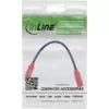 Adattatore di cambio sesso InLine USB-C 31654, USB-C a USB-C, 0,2 m, rosso