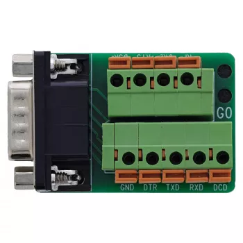 InLine 92501B Connettore cavo morsettiera / D-Sub 9 nero, verde