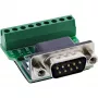 InLine 92501D Connettore a vite morsettiera / D-Sub 9 nero, verde
