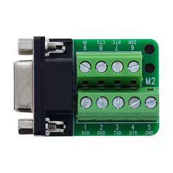 InLine 92501E Connettore cavo morsettiera / D-Sub 9 nero, verde