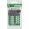 InLine 92501E Connettore cavo morsettiera / D-Sub 9 nero, verde