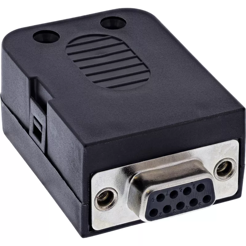 InLine 92501G Morsetto di collegamento morsettiera / D-Sub 9 nero