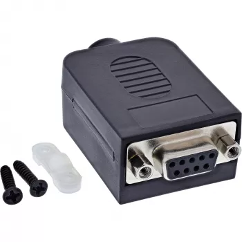 InLine 92501H Connettore cavo morsettiera / D-Sub 9 nero
