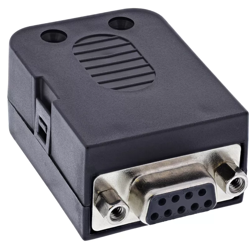 InLine 92501H Connettore cavo morsettiera / D-Sub 9 nero