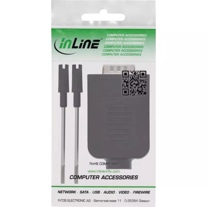InLine 92501I Connettore cavo morsettiera / D-Sub 9 nero