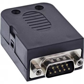 InLine 92501J Connettore cavo morsetto a vite / D-Sub 9 nero