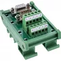 InLine 92501M Connettore cavo morsettiera / D-Sub 9 verde