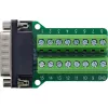 InLine 92502B Connettore cavo morsettiera / D-Sub 15 nero, verde