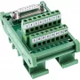 InLine 92502C Connettore cavo morsettiera / D-Sub 15 verde