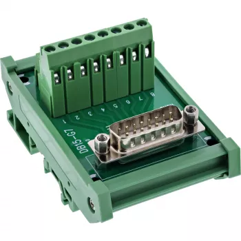 InLine 92502D Connettore cavo morsettiera / D-Sub 15 verde