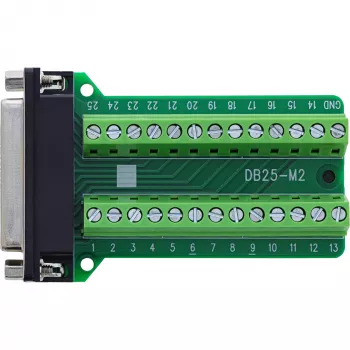 InLine 92502E Connettore cavo morsettiera / D-Sub 25 verde