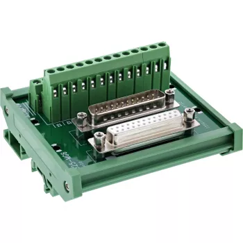 InLine 92502G Connettore cavo morsettiera / D-Sub 25 verde
