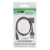 InLine 92504F Adattatore cavo USB-C / morsettiera, 5 poli nero, verde
